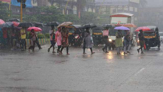 Heavy rain fall